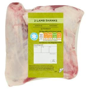 Sainsbury's British or New Zealand Lamb Shanks (Approx. 750g)