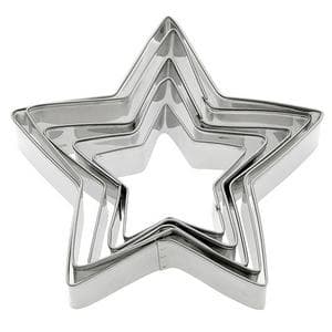 Sainsbury's Home 5 Piece Star Cookie Cutter