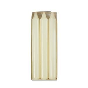 Habitat Household Dinner Candles - - White Pack of 6