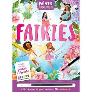 Igloo Books Paint & Colour Fairies Book