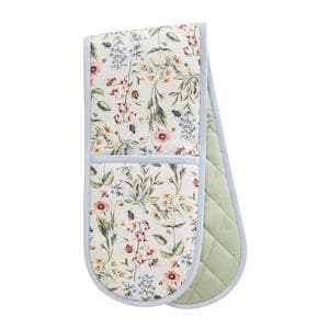 Sainsbury's Home Bee Floral Double Oven Gloves