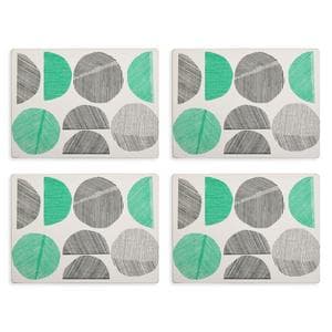 Habitat pack of 4 Linear Circles Placemats