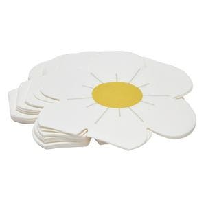 Sainsbury's Home Pack of 20 3ply Daisy Flower Paper Napkins - 33cm