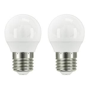 Sainsbury's Home Pack of 2 LED Mini Globe Edison Screw Light Bulbs - 40w