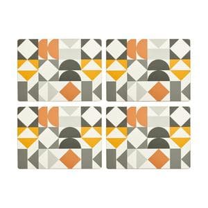 Sainsbury's Home Pack of 4 Geo Corkback Placemats