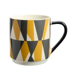 Sainsbury's Home Stacking Geo Triangles Mug Assortment