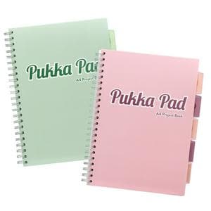 Pukka A4 Pastel Project Book Assortment
