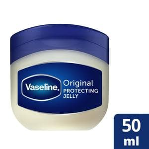 Vaseline Original Petroleum Jelly Moisturiser Locks in Moisture & Heals Dry Skin 50ml