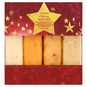 Sainsbury's 4 x 100g Festive Cheese Selection