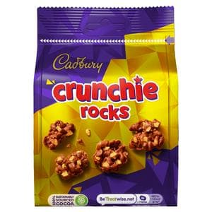 Cadbury Crunchie Rocks Chocolate Pouch 100g