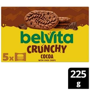 Belvita 5 x 45g Chocolate Chip Multipack Cereal Biscuit Snack Bars