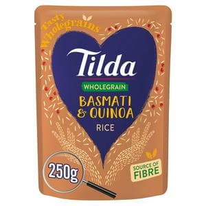 Tilda Microwave Rice Wholegrain Basmati & Quinoa 250g