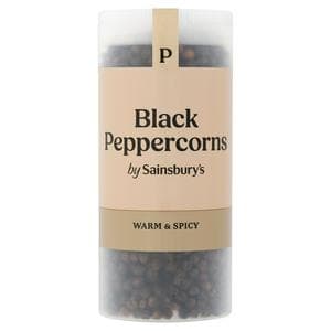 Sainsbury's Whole Black Peppercorns 100g