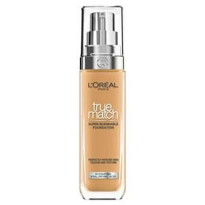 L'Oreal Paris True Match Foundation 6.5W Golden Toffee 30ml