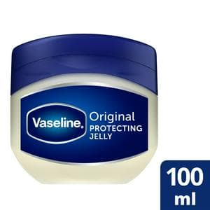 Vaseline Original Petroleum Jelly Moisturiser Locks in Moisture & Heals Dry Skin 100ml