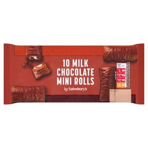 Sainsbury's Chocolate Mini Rolls Cakes x10