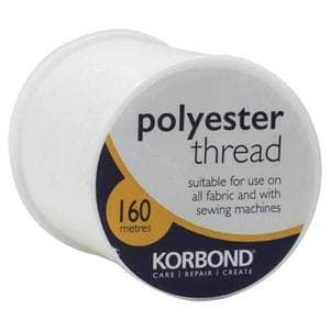 Korbond Care & Repair White Thread Polyester 160m