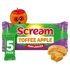 Soreen Scream 5 x 30g Toffee Apple Mini Loaves Halloween Snack Bars