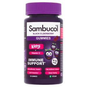 Sambucol Kids Black Elderberry Gummies x30