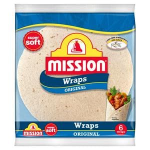 Mission 6 x Original Tortilla Wraps 367g