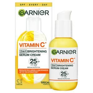 Garnier SkinActive Vitamin C 2in1 Brightening Serum Cream SPF 25 50ml