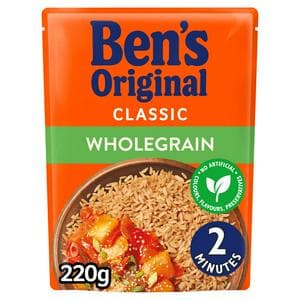 Ben's Original Classic Wholegrain Microwave Rice 220g