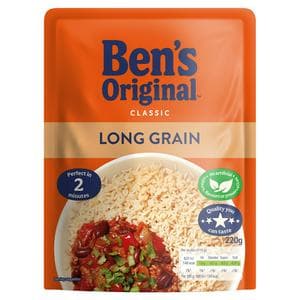 Ben's Original Classic Long Grain Microwave Rice 220g