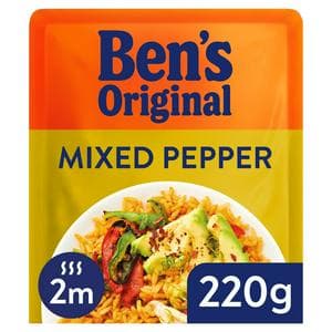 Ben's Original Mixed Pepper Microwave Rice 220g