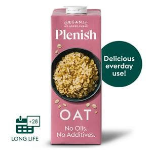 Plenish 1L Long Life Dairy Free Organic Oat Drink