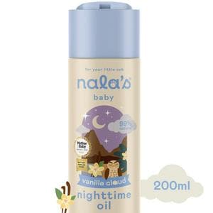 Nala's Baby Vanilla Cloud Nighttime Oil with Coconut Oil Apricot & Lavender 200ml