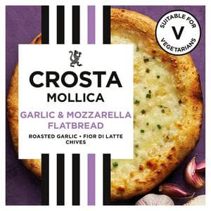 Crosta Mollica Garlic & Mozzarella Sourdough Flatbread 229g