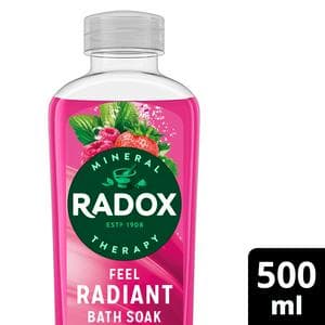 Radox 500ml Mineral Therapy Feel Radiant Bath Soak
