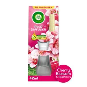 Air Wick Reed Diffuser, Cherry Blossom & Raspberry Air Freshener 42ml