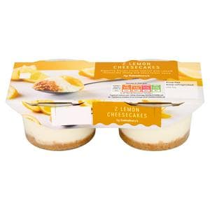 Sainsbury's 2 x 100g Lemon Cheesecakes