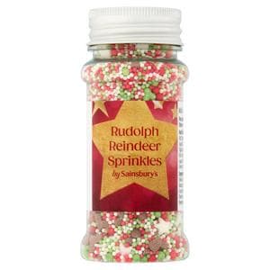 Sainsbury's 75g Rudolph Reindeer Sprinkles