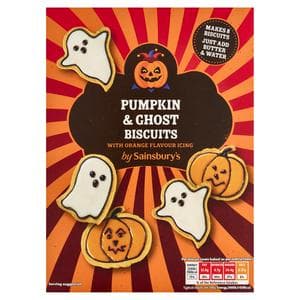 Sainsbury's 380g Pumpkin & Ghost Biscuit Kit
