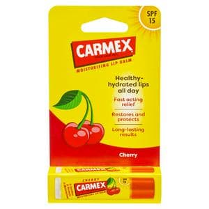 Carmex 4.25g Cherry SPF 15 Moisturising Lip Balm