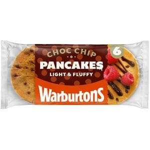Warburtons 6 x Choc Chip Pancakes
