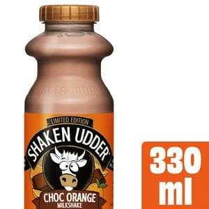 Shaken Udder 330ml Chocolate Orange Milkshake, Limited Edition