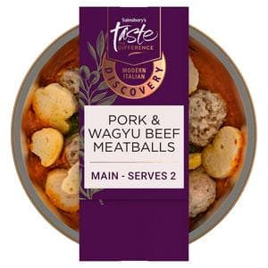 Sainsbury's Discovery 600g Pork & Wagyu Beef Meatballs, Taste the Difference