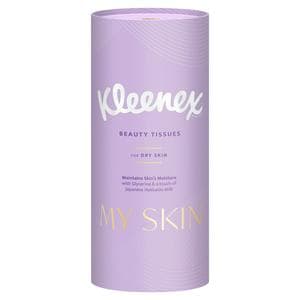 Kleenex My Skin Facial Beauty Tissues Tube for Dry Skin