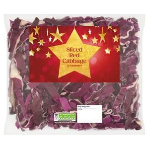 Sainsbury's 500g Sliced Red Cabbage