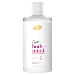 Dove Body + Mind 400ml Pink Dragon Fruit & Primrose Serum Infused Bath Soak