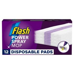 Flash 12 x Power Spray Mop Disposable Pad Refills