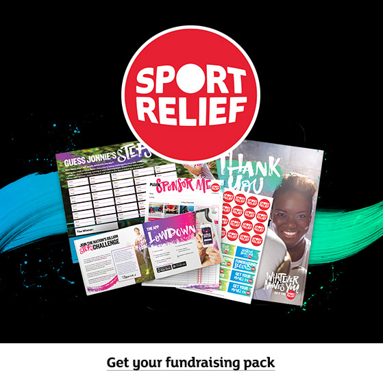 Sport relief fundraising pack