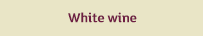 white wine