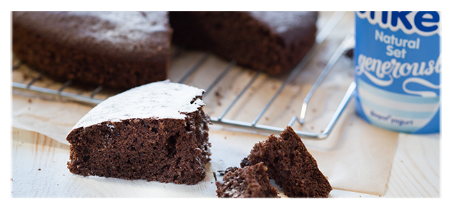 Rich chocolate yogurt cake