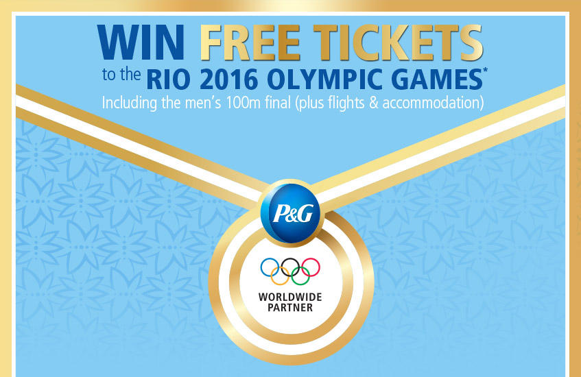 Win free tickets to the Rio 2016 Olympic Games