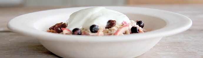 Try the perfect bircher muesli with Dorset Cereals.