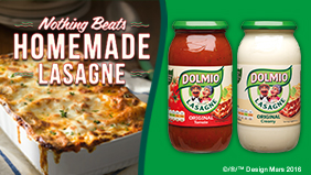 Find out how to make Dolmio lasagne.